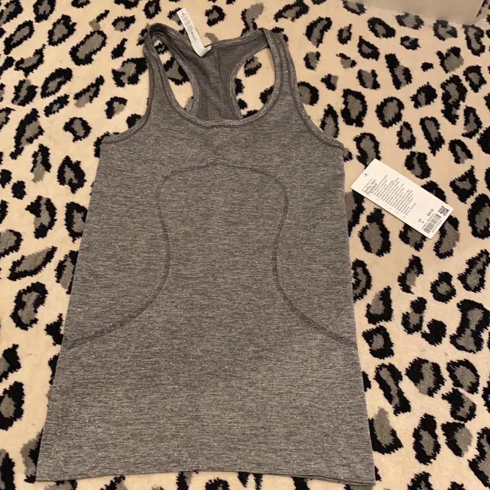 Shimmery Lulu racer back tank